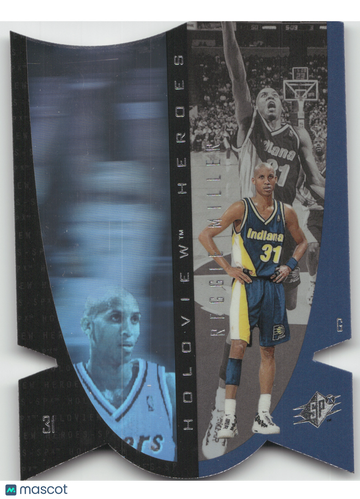 1997 Upper Deck SPx Holoview Heroes Reggie Miller #H3