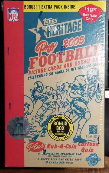 2005 Topps Heritage 8 pack blaster box