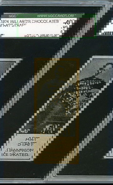 1924 Willard's Chocolates Art Staff #48 SGC 40 P1223