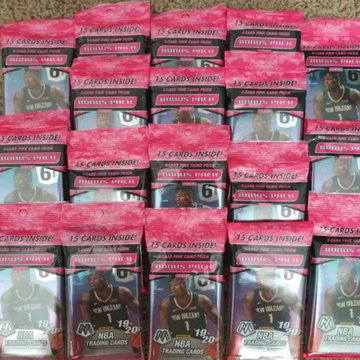 2019-20 Mosaic 18x Cello Pack lot