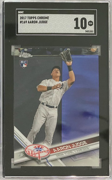 Aaron Judge 2017 Topps Chrome #169 RC SGC 10