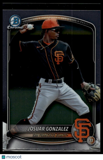 2025 Bowman Draft Josuar Gonzalez #BDC-182 Chrome