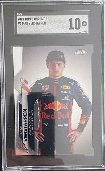 2020 Max Verstappen Topps Chrome Formula 1 F1 SGC 10