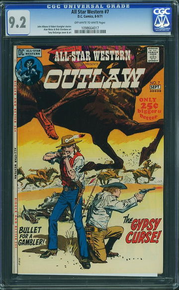 ALL STAR WESTERN #7, CGC 9.2 NM-
