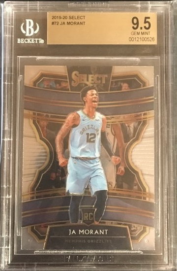 2019-20 Select - JA MORANT - Concourse Rookie - BGS 9.5