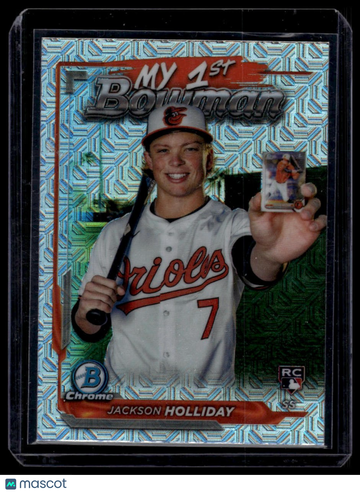 2024 Bowman Chrome Jackson Holliday #M1B-17 My 1st Bowman Mojo Refractors