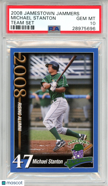 2008 Jamestown Jammers Team Set Michael Stanton PSA 10