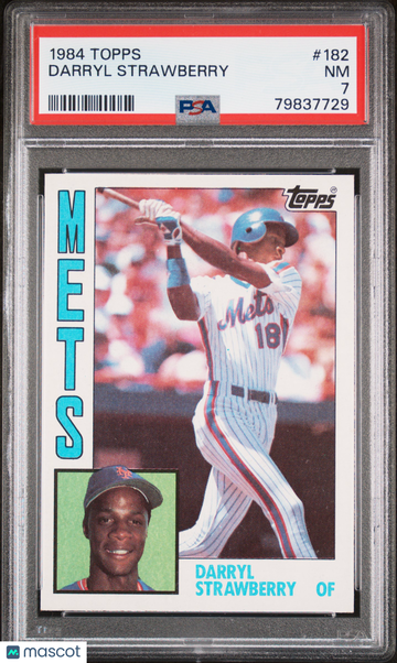 1984 Topps Darryl Strawberry #182 PSA 7