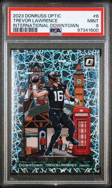 2023 Donruss Optic International Downtown Trevor Lawrence #6 PSA 9