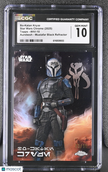 2025 Topps Star Wars Chrome Bo-Katan Kryze 03/10 #AV-10 CGC 10