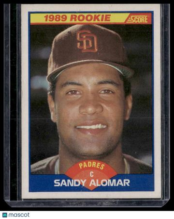 1989 Score Sandy Alomar #630 RC