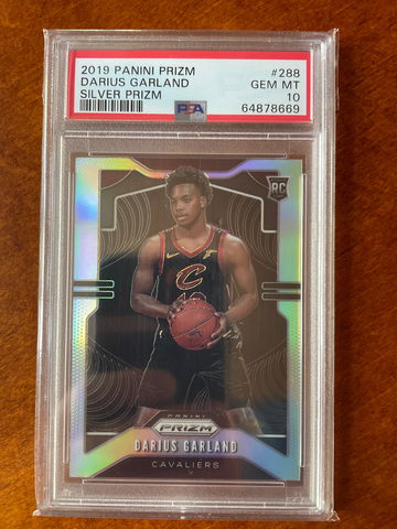 2019 panini prizm silver Darius garland rookie psa 10