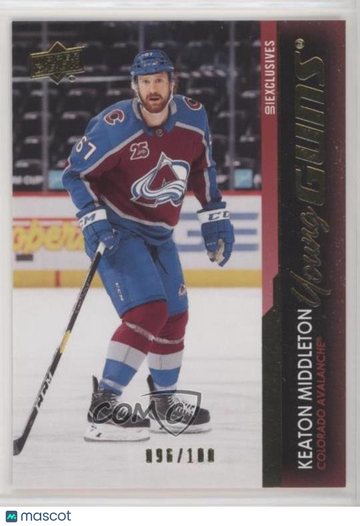 2021-22 Upper Deck Series 1 - [Base] - Exclusives Keaton Middleton #211 Exclusives 096/100 Rookie