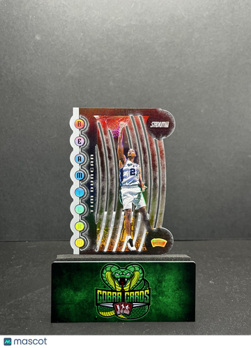 2000-01 Topps Stadium Club Beam Team Tim Duncan #BT1 Die-Cut /500 Beam Team
