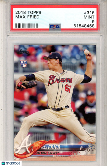 2018 Topps Max Fried #316 PSA 9