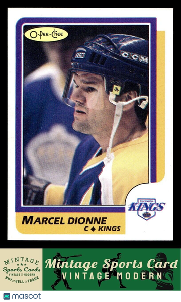 1986 Topps Marcel Dionne "Blank Back"