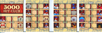2025 Leaf Lumber 3000 Hit Club Lou Brock Ty Cobb Pete Rose Dave Winfield Cal Ripken Jr. George Brett Miguel Cabrera Rod