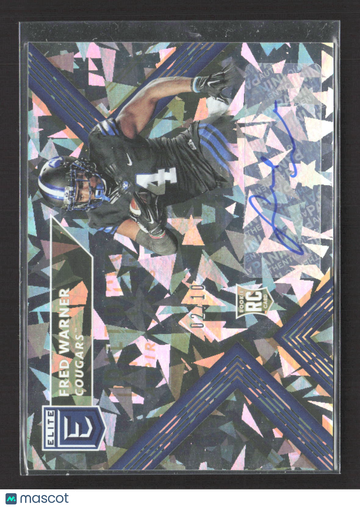 2018 Panini Elite Draft Picks Collegiate Football Fred Warner #226 RC