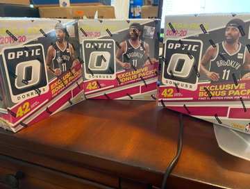 3X 2019-20 Donruss Optic Basketball Mega Boxes (Wal-Mart)