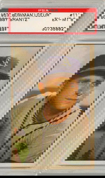 1953 Bowman Color Bobby Shantz #11 PSA 6 P1340