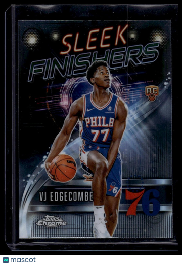 2025-26 Topps Chrome VJ Edgecombe #SF-23 Sleek Finishers