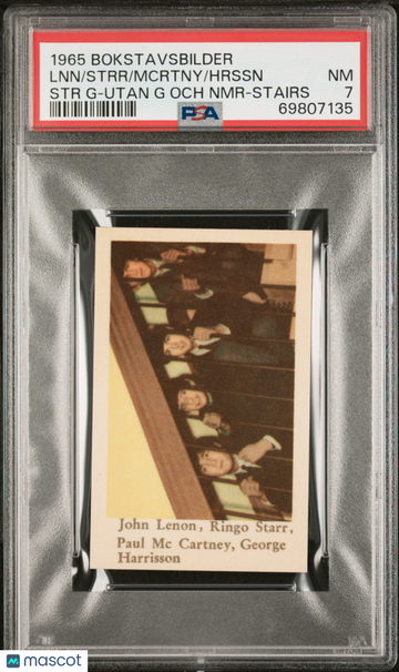1965 Bokstavsbilder Stora G Utan G Och Utan Nummer The Beatles UTAN G OCH NMR PSA 7