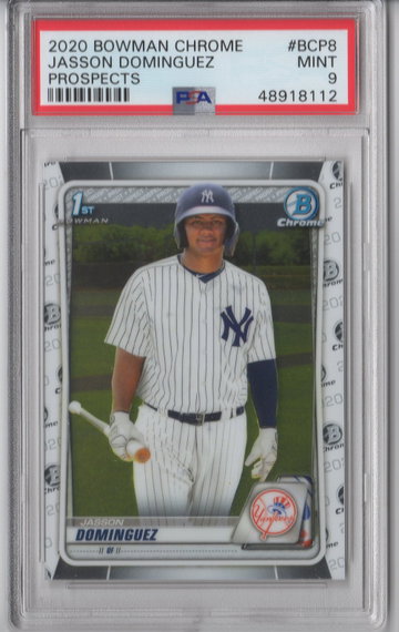 2020 Bowman Chrome Jasson Dominguez PSA 9