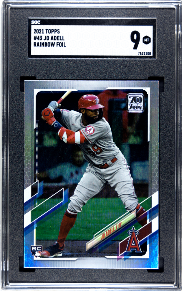 2021 Topps Jo Adell #43 Rainbow Foil SGC 9