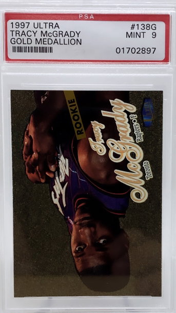 Tracy McGrady 1997 Ultra Gold Medallion PSA 9 