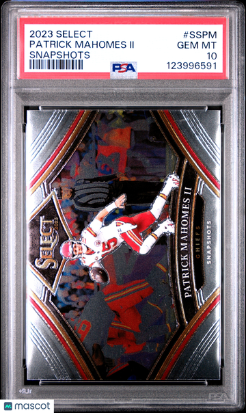 2023 Panini Select Snapshots Patrick Mahomes II #SSPM PSA 10