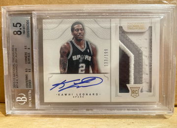 2012-13 national treasures kawhi leonard rpa auto /199 auto 10