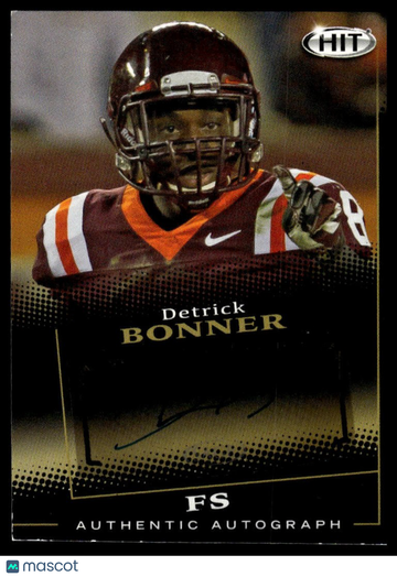 2015 SAGE HIT Detrick Bonner #A142 Autographs Black AU