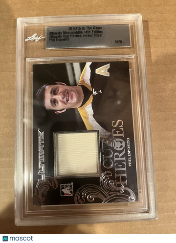 2015-16 Leaf Ultimate Phil Esposito Memorabilia