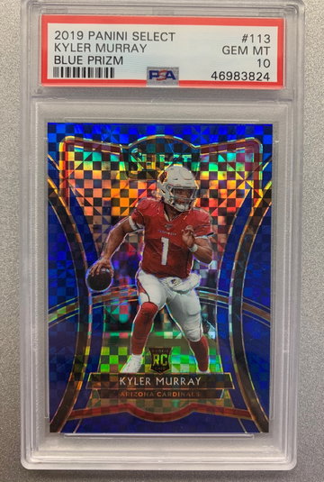 KYLER MURRAY 2019 SELECT BLUE PRIZM #/149 ROOKIE PSA 10 GEM MINT