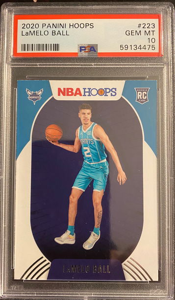 2020 Hoops Lamelo Ball PSA 10