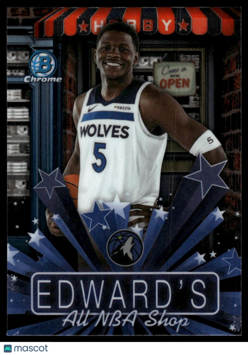 2025-26 Bowman Anthony Edwards #HS-14 Hobby Stars