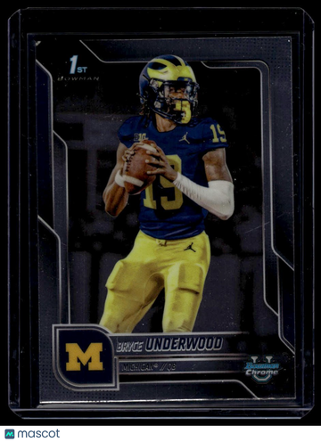 2025 Bowman University Chrome Bryce Underwood #196