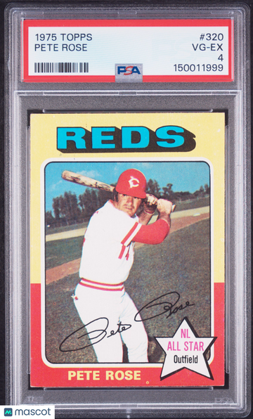 1975 Topps Pete Rose #320 PSA 4
