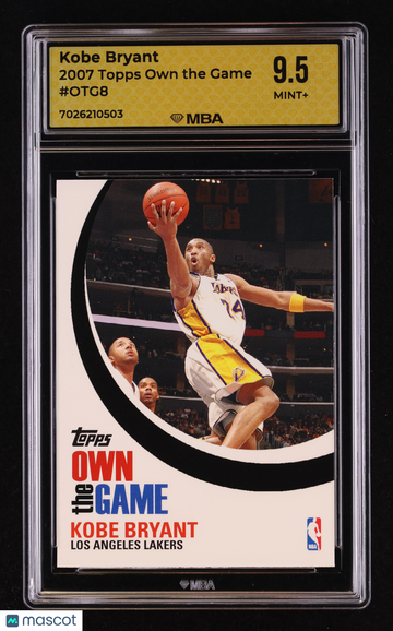 2007 Topps Own the Game Kobe Bryant #OTG8 MBA 9.5