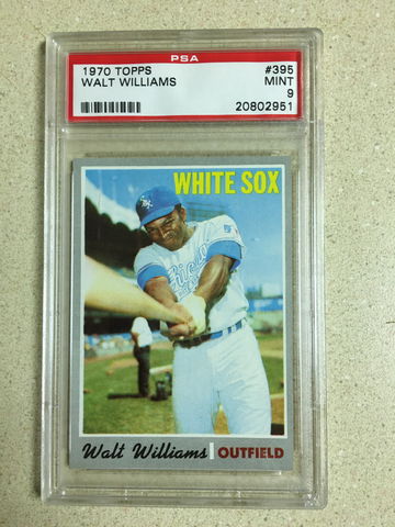 1970 Topps #395 Walt Williams PSA 9 MINT WHITE SOX 