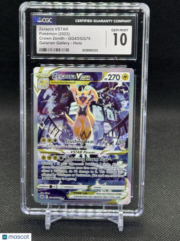 Crown Zenith: Galarian Gallery Zeraora VSTAR Ultra Rare Ultra Rare 10 #GG43/GG70