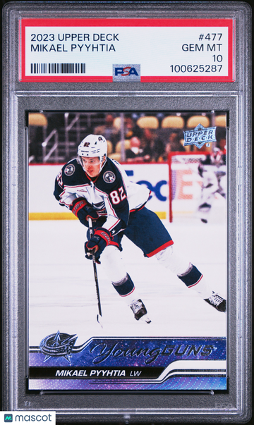 2023 Upper Deck Mikael Pyyhtia #477 PSA 10
