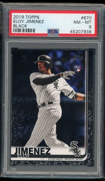 2019 Topps Eloy Jimenez 670 Black