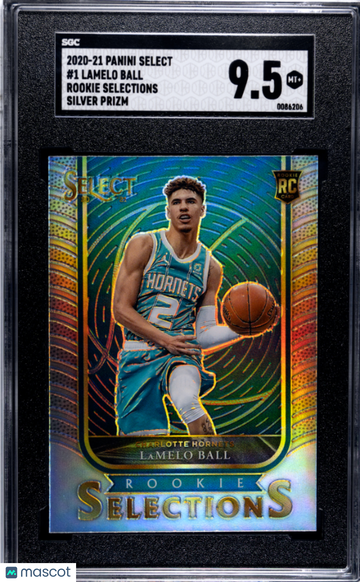 2020-21 Panini Select Lamelo Ball #1 SGC 9.5