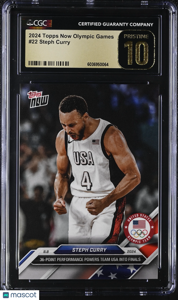 2024 Topps Now Olympic Games #22 CGC 10