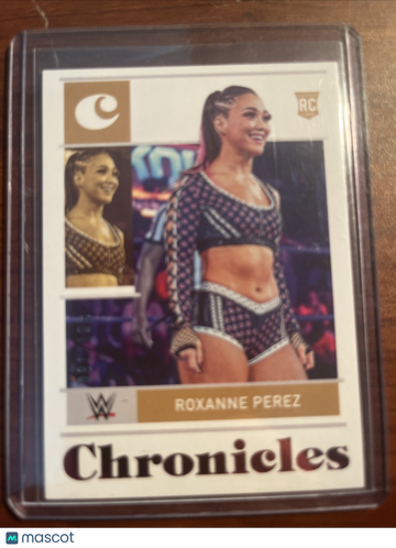 2022 Panini Chronicles WWE Roxanne Perez #59 Blue Rookie