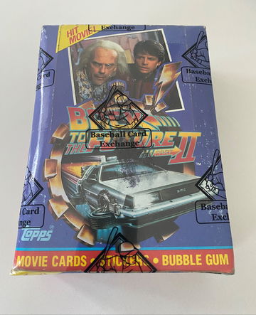 Back to the future 2 1989 wax box BBCE wrapped.
