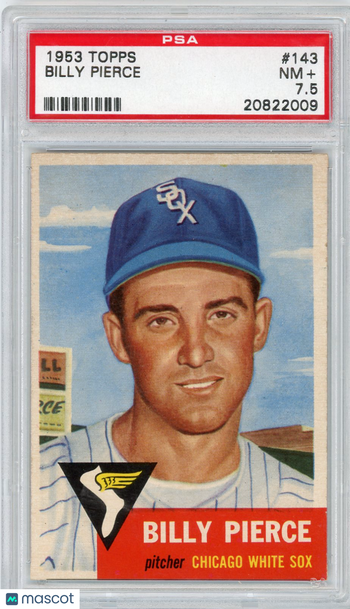 1953 Topps Billy Pierce #143 PSA 7.5