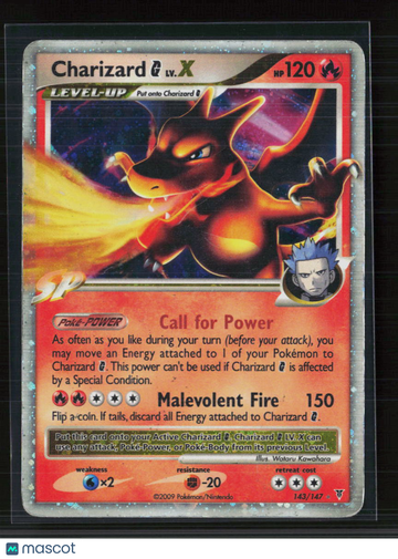2013 Platinum – Supreme Victors Charizard G LV.X Holo Rare #143/147