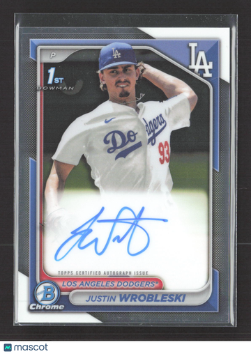 2024 Bowman Chrome Justin Wrobleski #CPA-JW